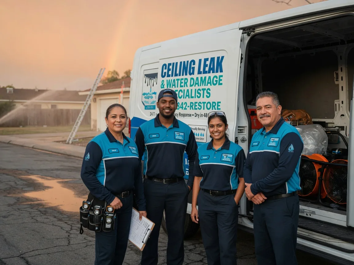 Ceiling Leak Cleanup company in Newport, MI