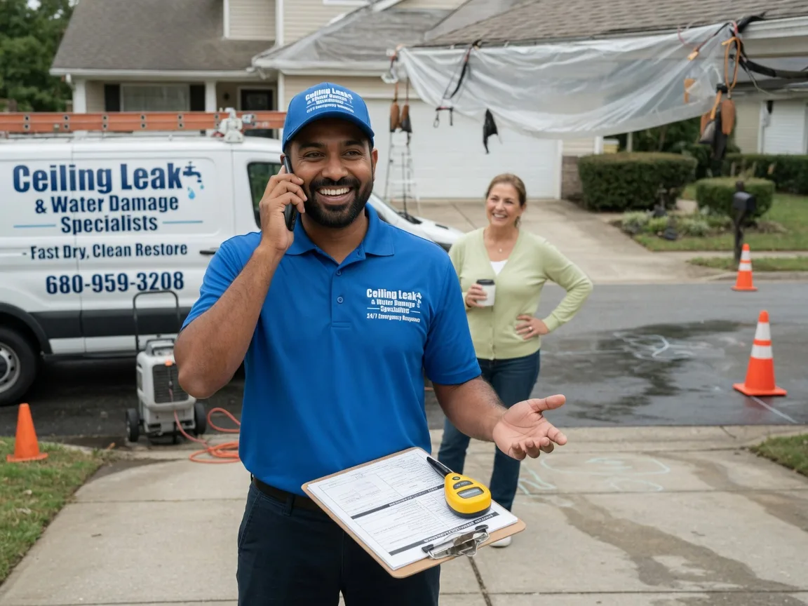 Ceiling Leak Cleanup Newport, MI FAQs
